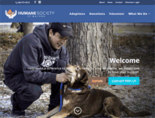 Tablet Screenshot of humanesocietyofmacomb.org